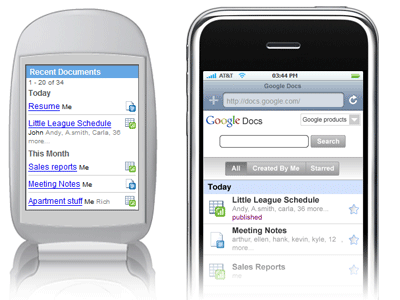 mobile docs