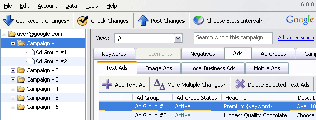 AdWords Editor