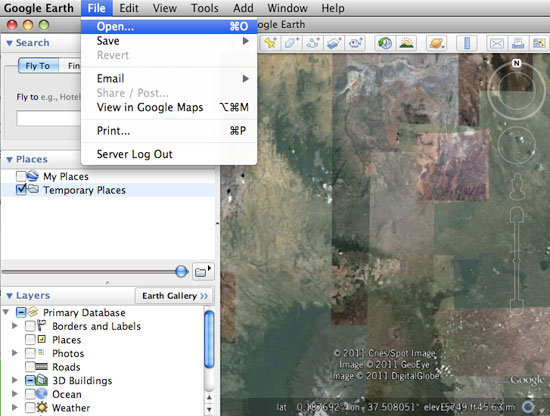 how to export placemarkds from google earth to expert gps