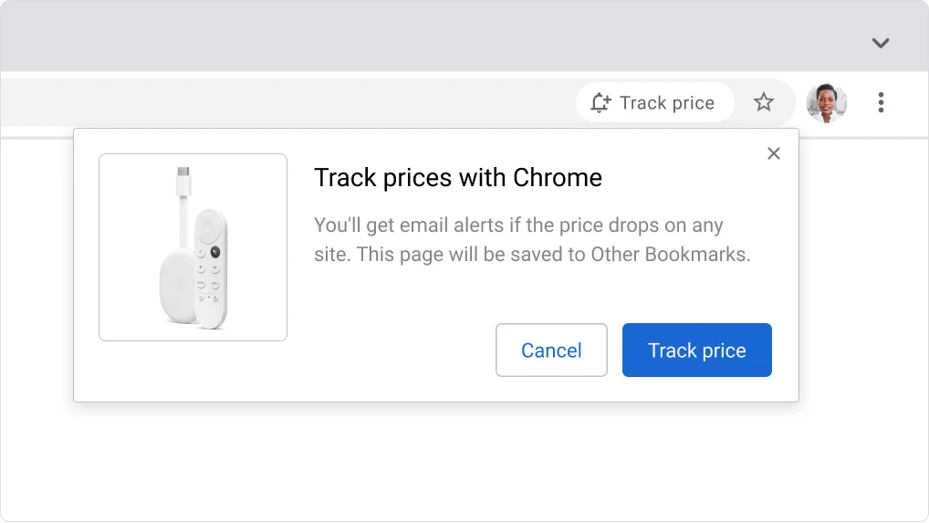 Example of how to price track a product.