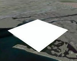 Captura de tela – Retângulo no mapa