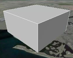 Screenshot – rectangle on map