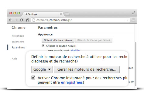 Definissez Google Comme Moteur De Recherche Par Defaut Google