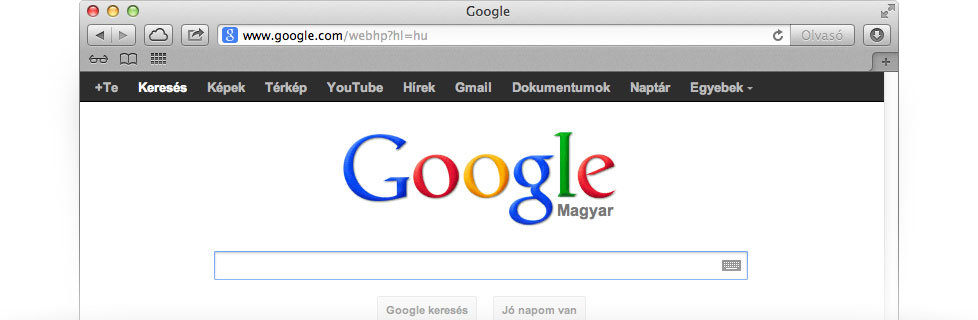 Startpagina Google 
