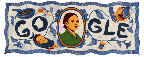  Google Doodle menaruh sosok Maria Walanda Maramis di halaman depannya Ulang Tahun ke-146 Maria Walanda Maramis di Logo Google