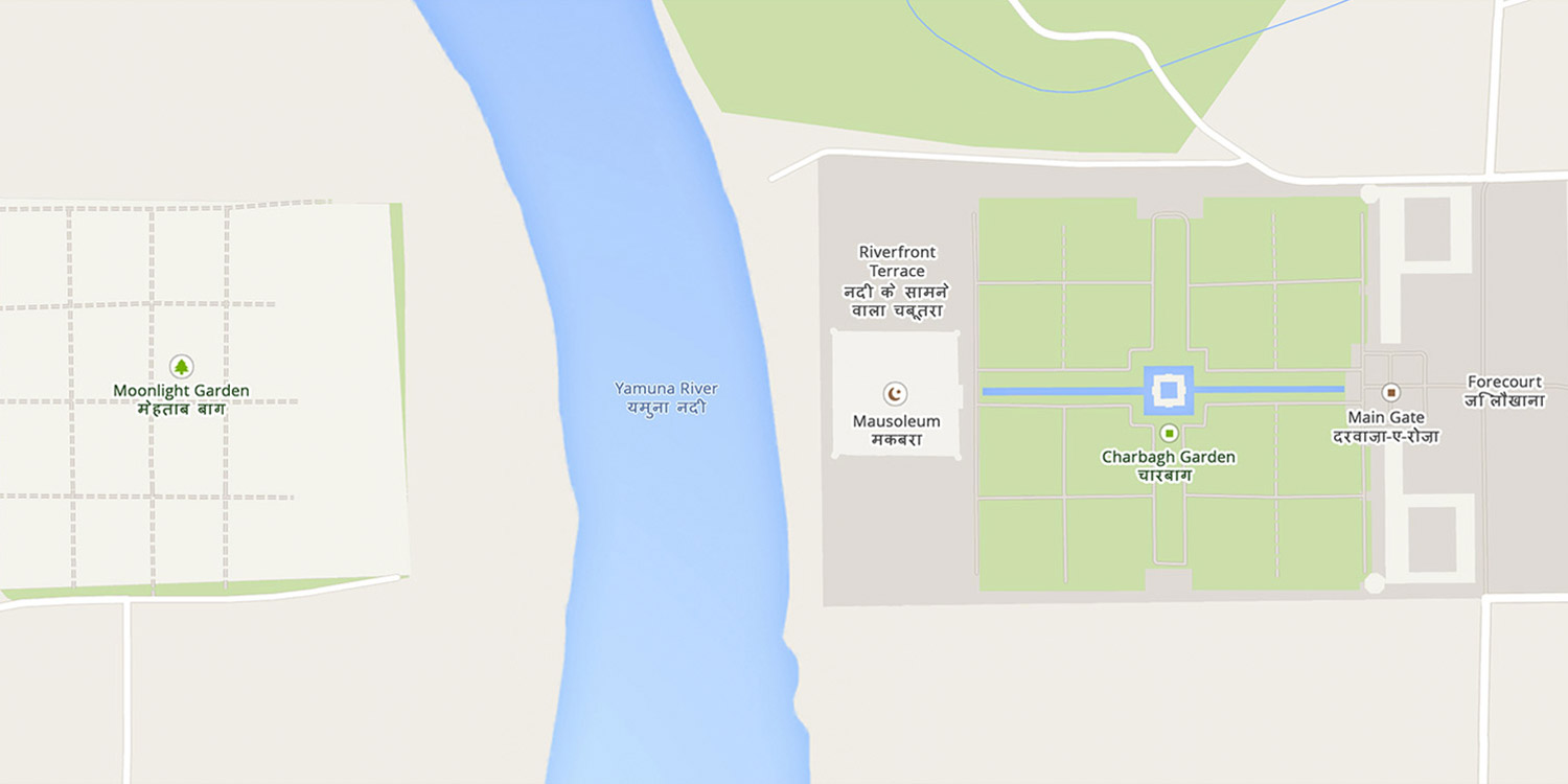 inside map of taj mahal Street View Treks Taj Mahal About Google Maps inside map of taj mahal