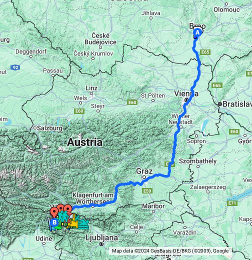julské alpy mapa Julské Alpy   ferraty – Moje mapy Google