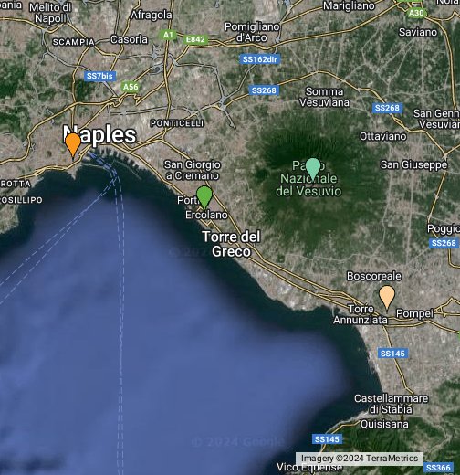 italia kartta google Vesuvius   Google My Maps