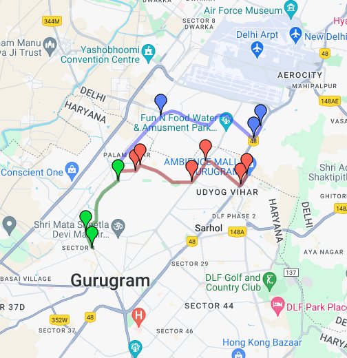 Palam Vihar Gurgaon Map Directions To Palam Vihar, Gurgaon - Google My Maps