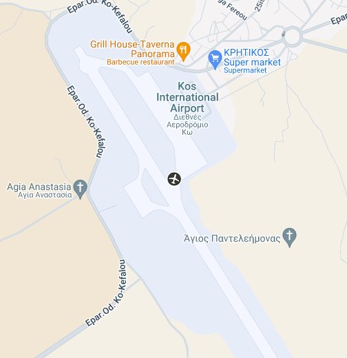 dodekaneserna karta Kos Airport   Google My Maps