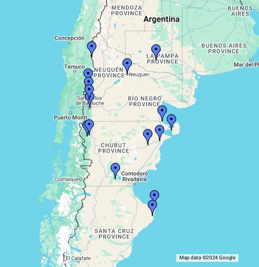 patagonia argentina map - Google Search