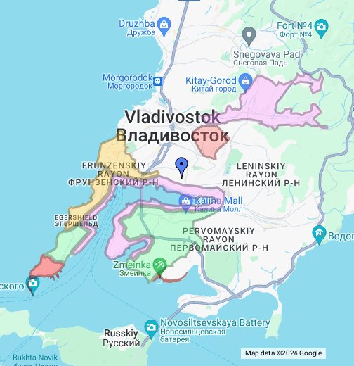 vladivostok karta Vladivostok Google My Maps vladivostok karta