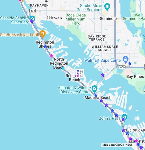 North Redington Beach FL Hotels Map - Cheap Rates, Hotel Reviews, Discount  Deals! - Google My Maps