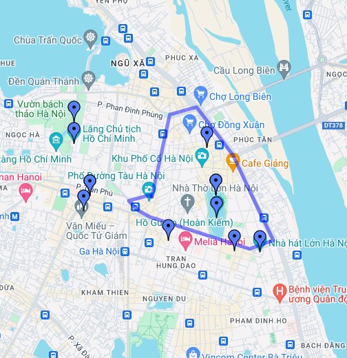 Hà Nội là một thành phố đầy sự phát triển và đa dạng về văn hóa. Bạn có thể tham quan các địa điểm nổi tiếng, thưởng thức những món ăn địa phương và đắm mình trong không khí đặc trưng của miền Bắc. Hãy khám phá Hà Nội dưới góc nhìn mới trên Google My Maps và trở thành một \