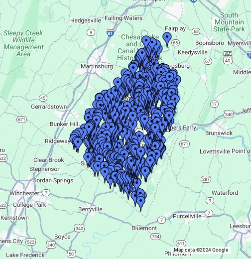 Jefferson County Wv Map Alanna Leontyne 5141