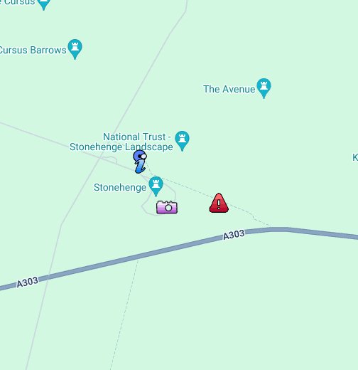 stonehenge location map