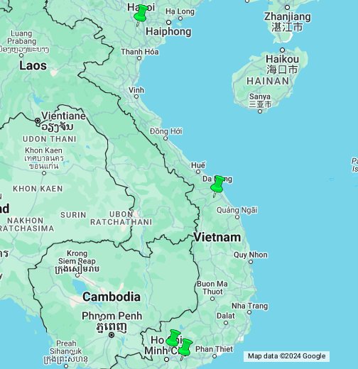 Vietnam Map - Google My Maps