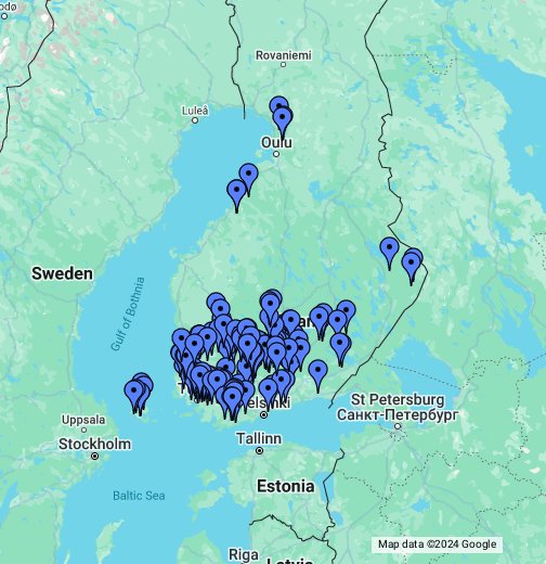 Suomen Muinaislinnat - Google My Maps