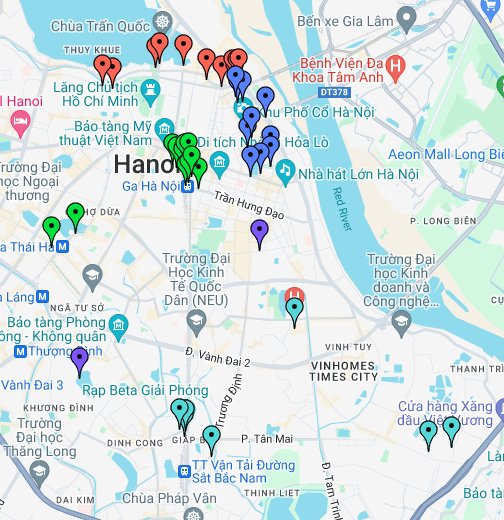 Hà Nội là một thành phố đầy năng lượng và vui chơi giải trí không hề thiếu sót. Hãy khám phá các địa điểm vui chơi như khu vui chơi Vincom, khu trượt tuyết Indoor hoặc các nhà hàng cao cấp để thưởng thức những món ăn đặc trưng của Việt Nam trên Google My Maps. Hãy cùng góp phần tạo ra những kỷ niệm đáng nhớ cho bạn và gia đình.