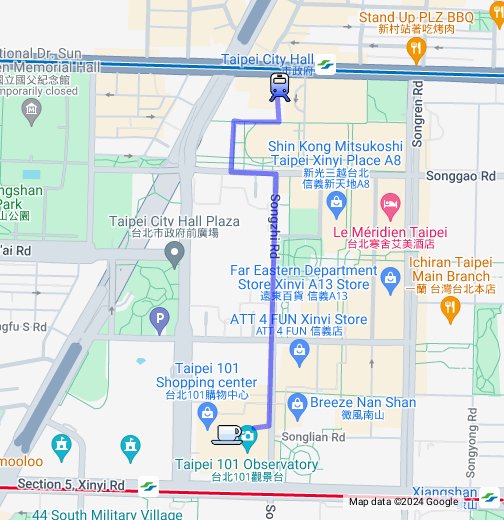 Taipei 101 Google My Maps