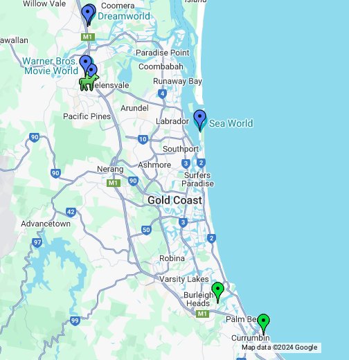 Gold Coast On Map