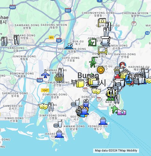 Map Of Busan South Korea Busan Guide Map   Google My Maps