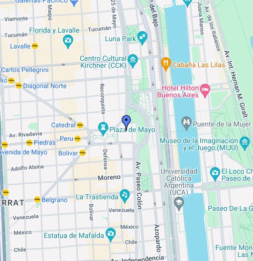 Casa Rosada - Google My Maps