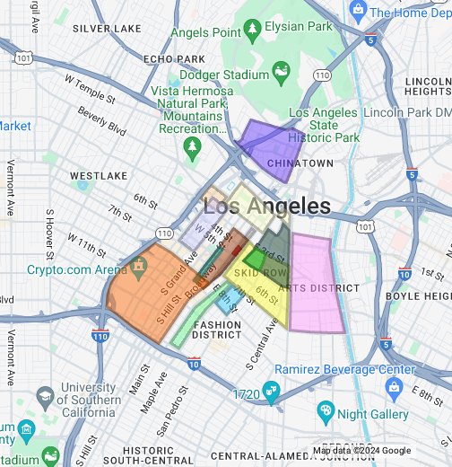 23+ Los Angeles Arts District Map
