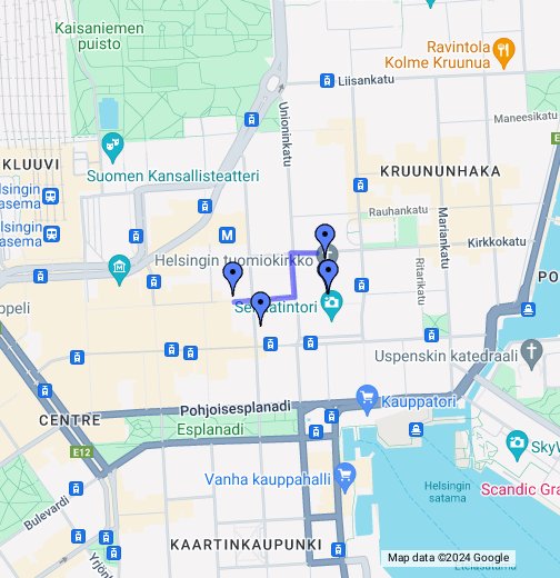 helsingin kasuuni kartta Helsinki Cathedral Crypt   Google My Maps