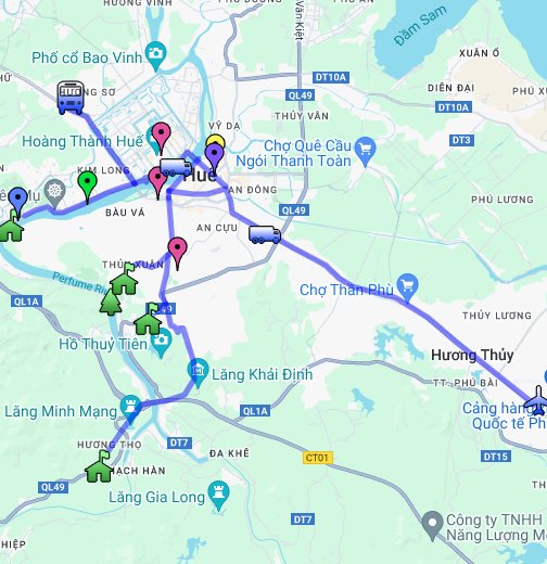 Đi bộ, ngắm cảnh hay tìm kiếm các quán ăn ngon? Hãy sử dụng Google My Maps để tạo bản đồ của riêng bạn và đánh dấu các địa điểm yêu thích. Với bản đồ Thành phố Huế trên Google My Maps, bạn sẽ không bao giờ bỏ lỡ những trải nghiệm tuyệt vời tại thành phố cổ động này.