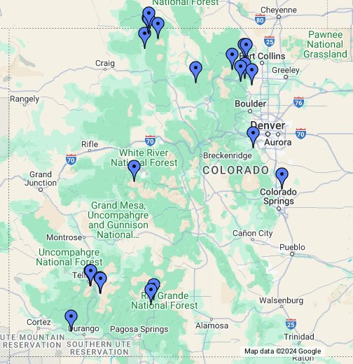 Colorado Mountain Passes Map Colorado Mountain Passes   Unofficial Passes   Google My Maps