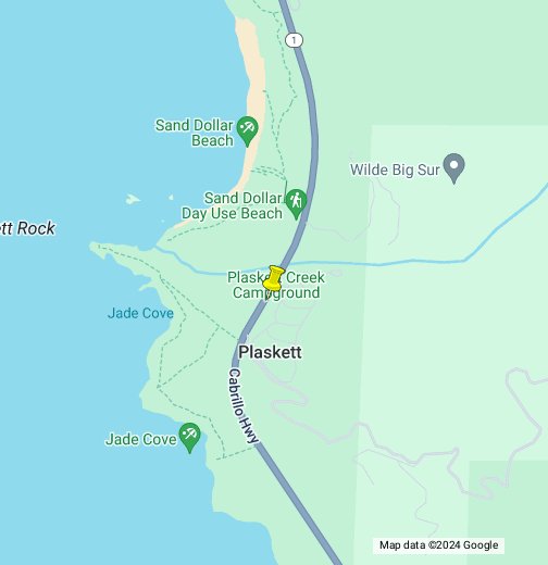 plaskett creek campground map