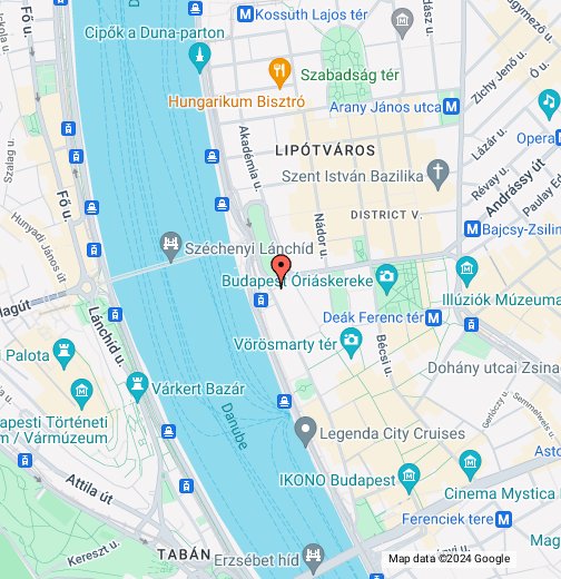 budapest térkép maps Sofitel Budapest Chain Bridge *****   Google My Maps