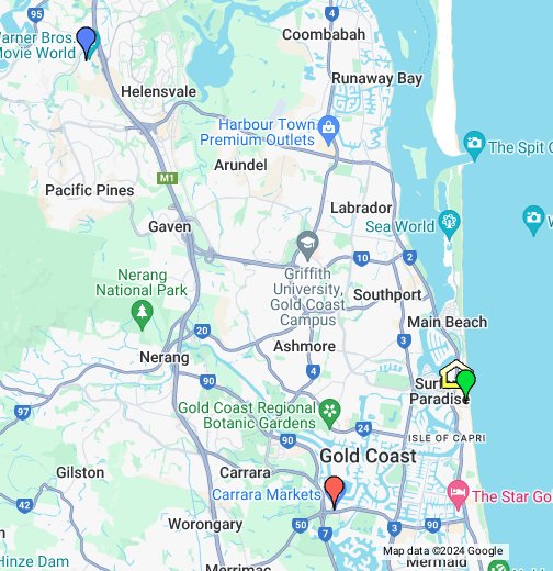 Google Maps Gold Coast