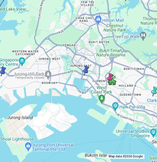Map of Changi Airport Singapore - Google My Maps