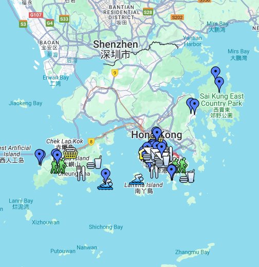 Hong Kong Google My Maps