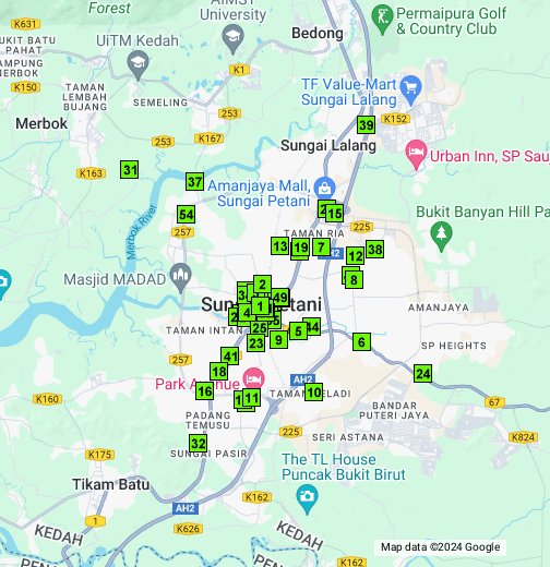Map Of Sungai Petani Kedah Google My Maps