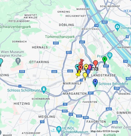 wienin kartta Wien Taidemuseot Kartalla Google My Maps wienin kartta