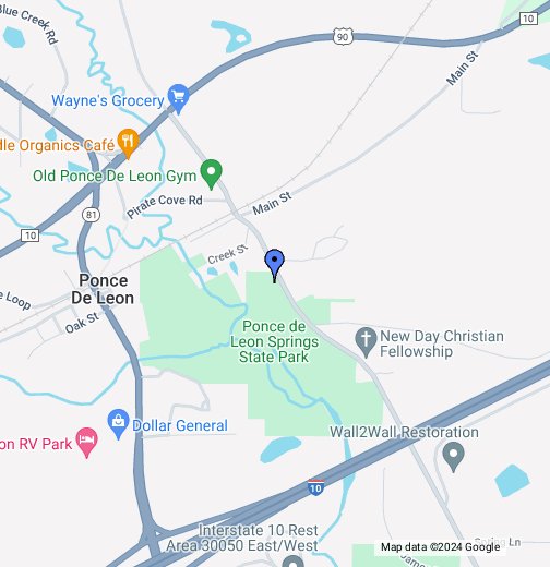Ponce De Leon Springs - Google My Maps