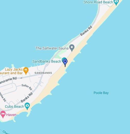 Map Of Sandbanks Dorset Sandbanks Beach - Google My Maps