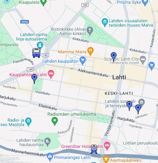 Lahden Kansanopisto - Google My Maps