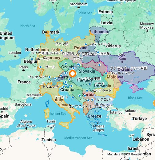 ww1~2 1900～1920年代 のドイツ帝国 - Google My Maps
