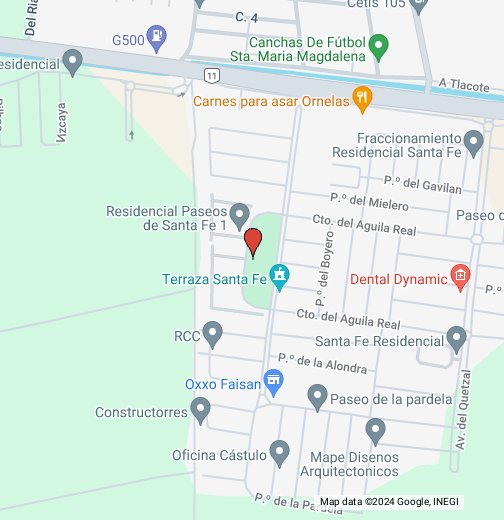 Casas Paseos de Santa Fé - Google My Maps
