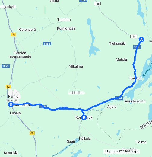 Kisko - Perniö 25 km (tie 1840) - Google My Maps