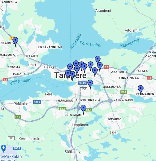 Fixed Tampere - Google My Maps