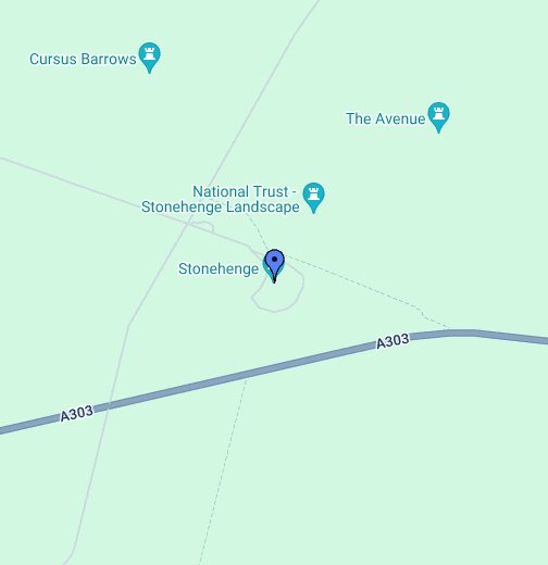 stonehenge location map