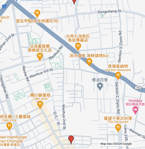 台南東區住宿地圖 Google My Maps