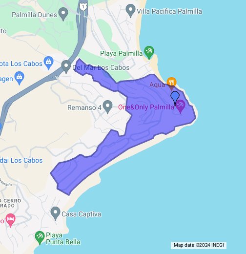 Resort Map, One & Only Palmilla