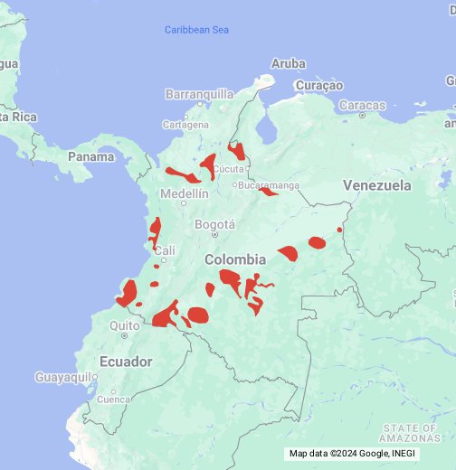 la macarena colombia map
