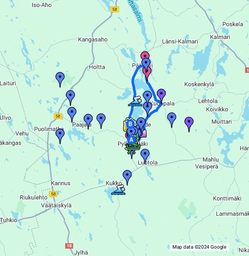 Pylkönmäen palvelut - Google My Maps